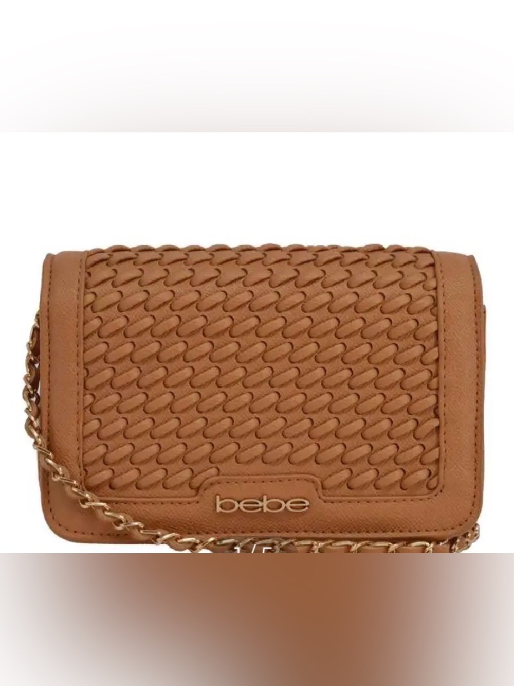 #101. Bebe Katriel Crossbody Bag Camel NWT